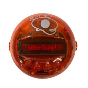 Radica 20Q 20 Questions Handheld Electronic Game Thomson Tradeweb Orange Tested